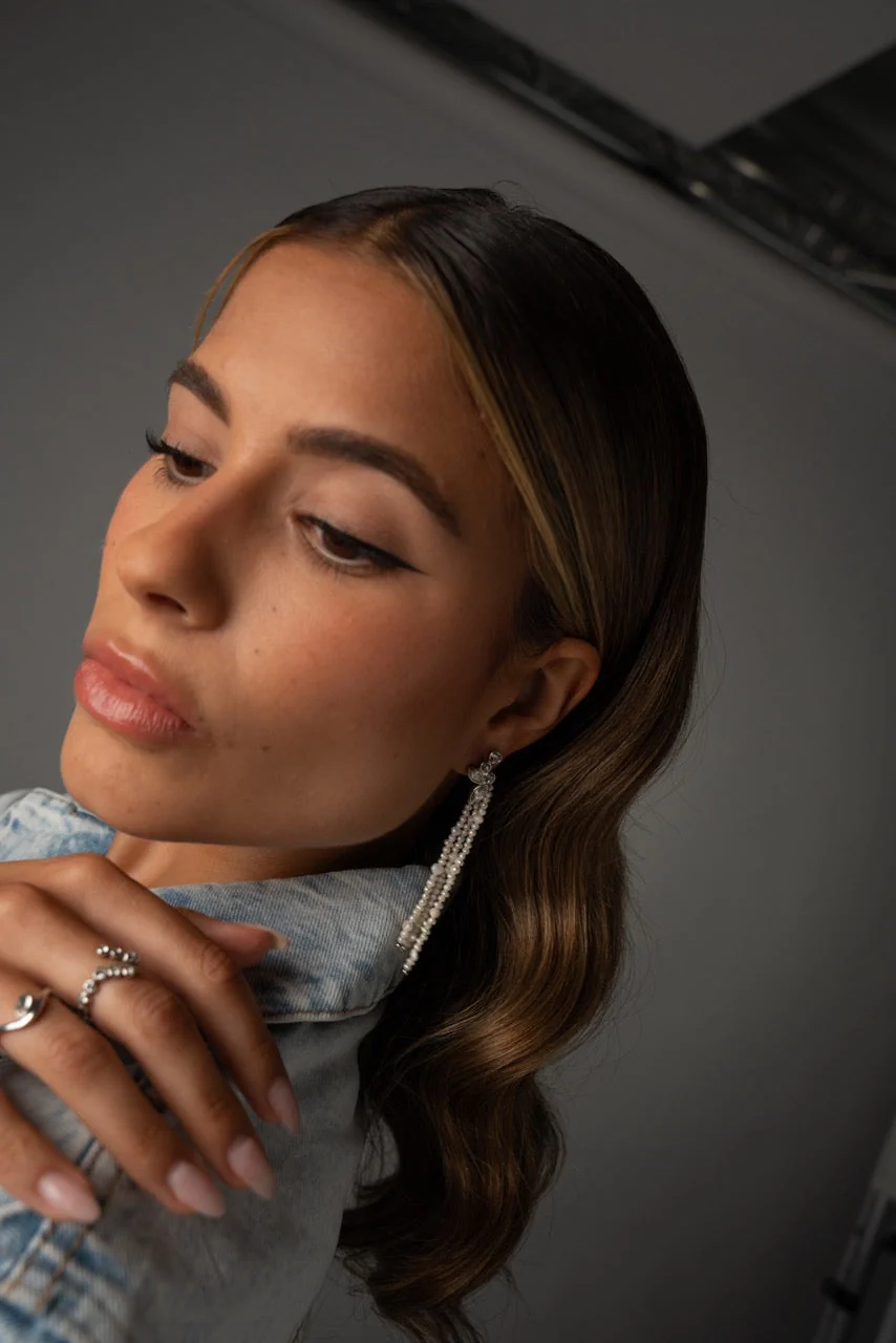 Adorn Earrings Pearl Tassel - Image 6