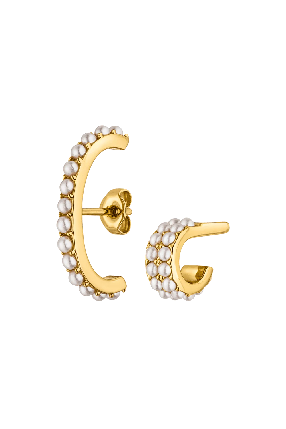 Allure Pearl Earcuff & Single Earring