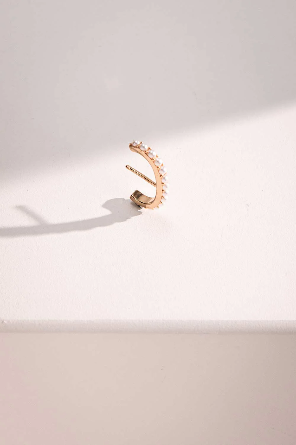 Allure Pearl Earcuff & Single Earring - Image 3