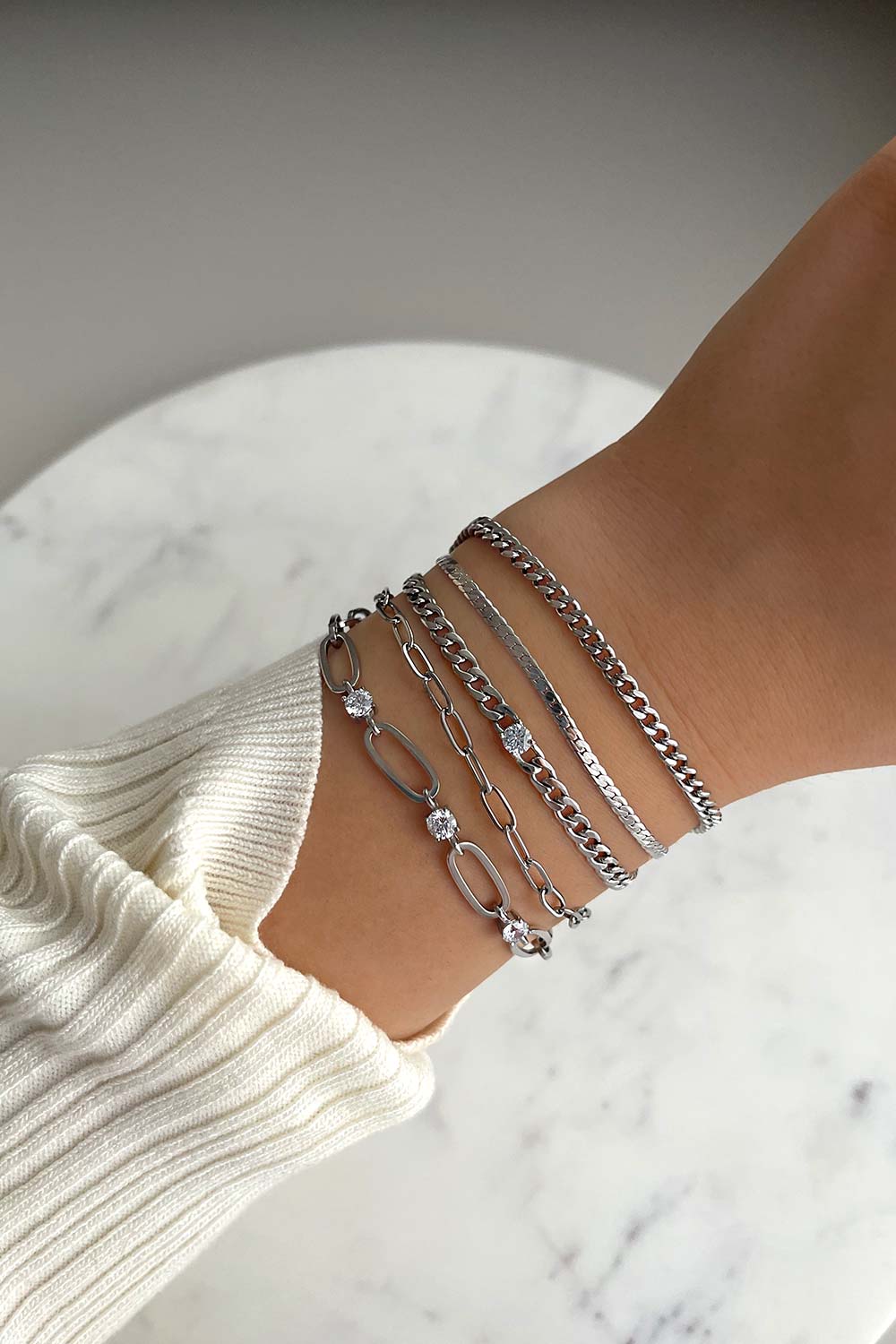 Brilliant Curb Bracelet - Image 3