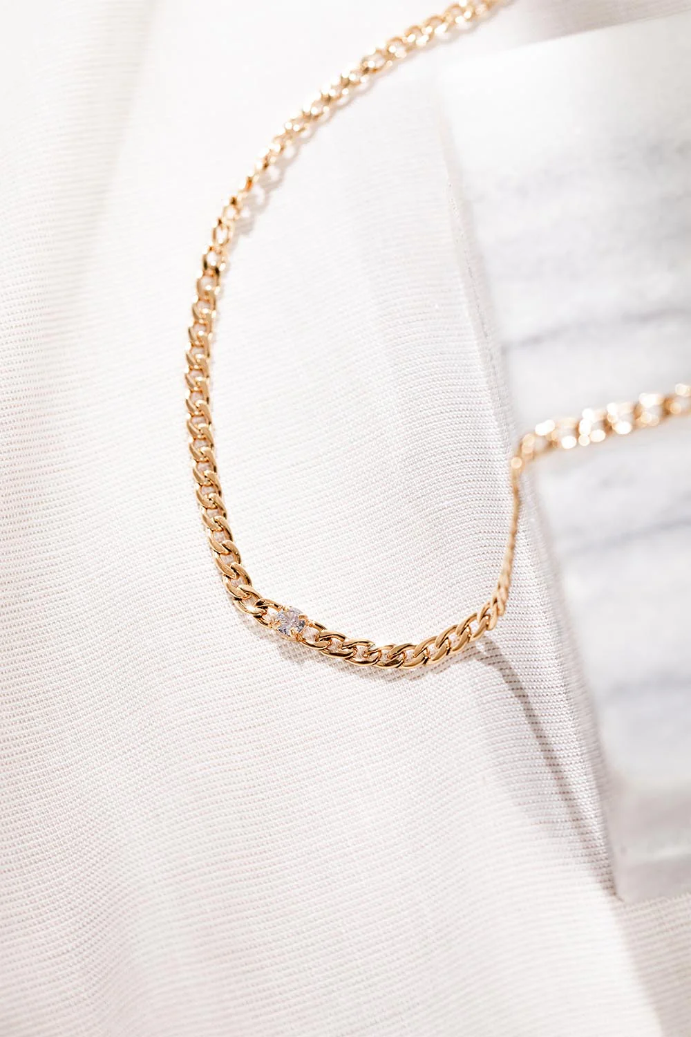 Brilliant Curb Necklace - Image 3