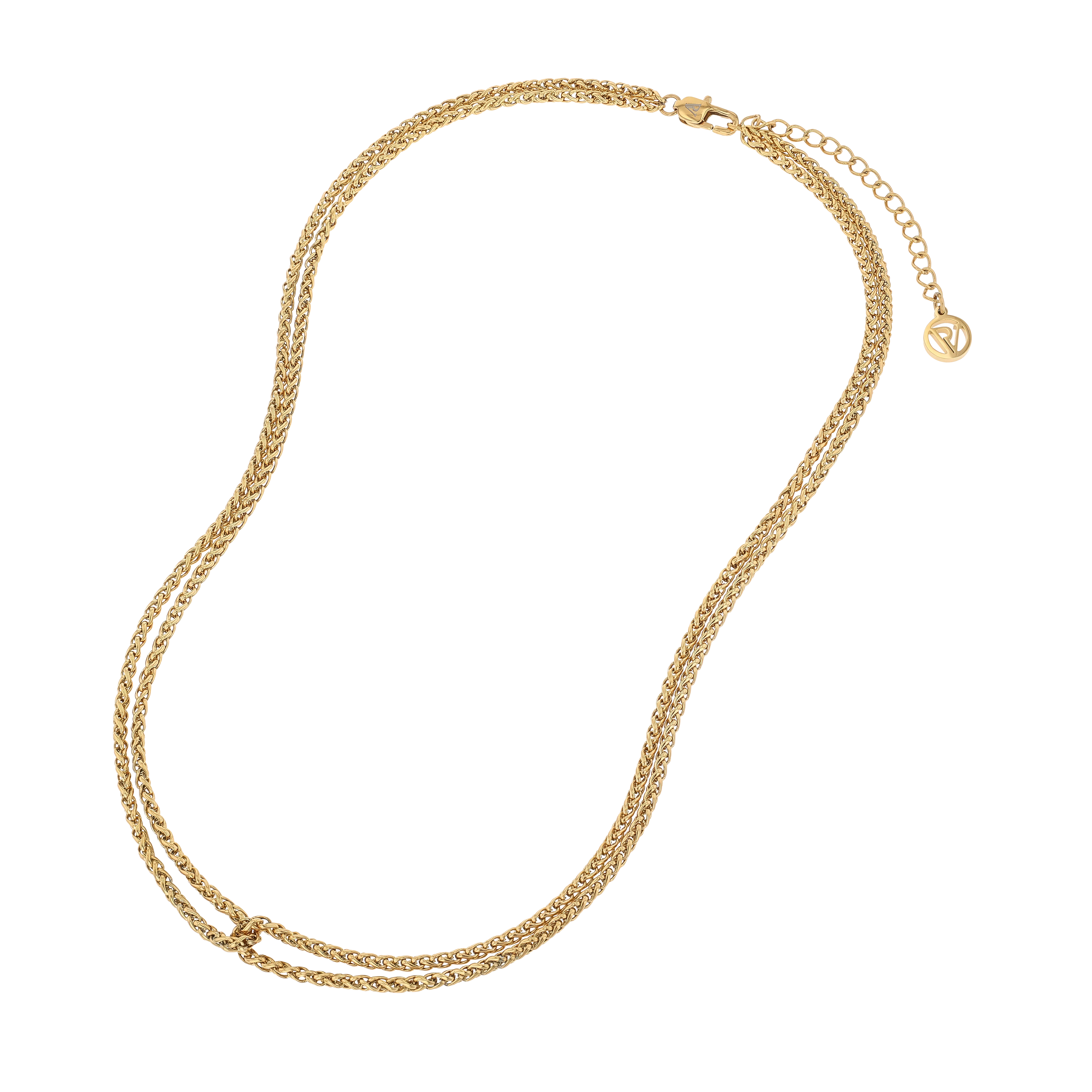 Double Fox Chain Necklace - Image 4