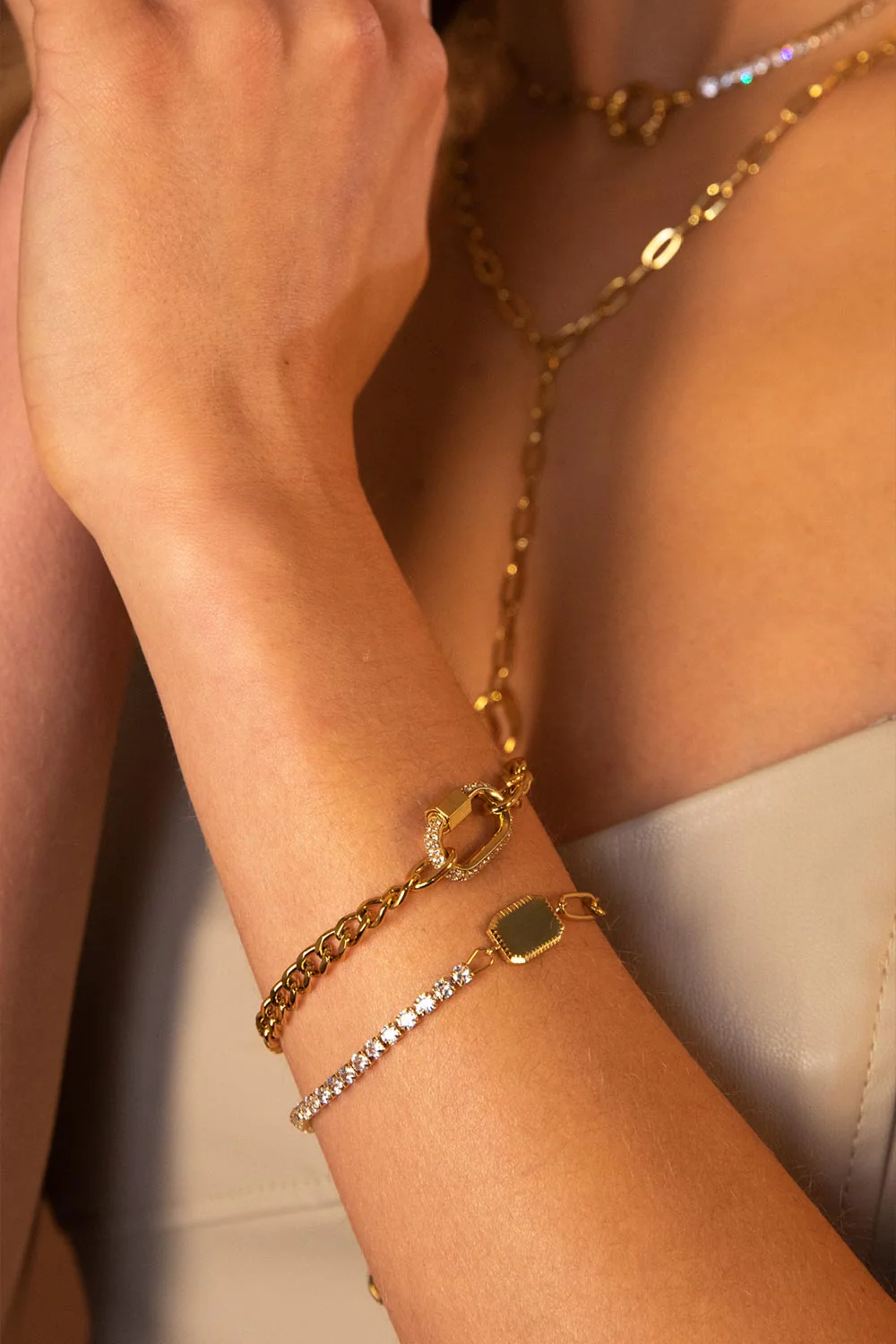 Éclat Cuban Bracelet - Image 3