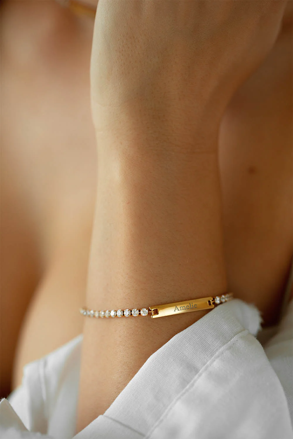 Engravable Tennis Bracelet - Image 7