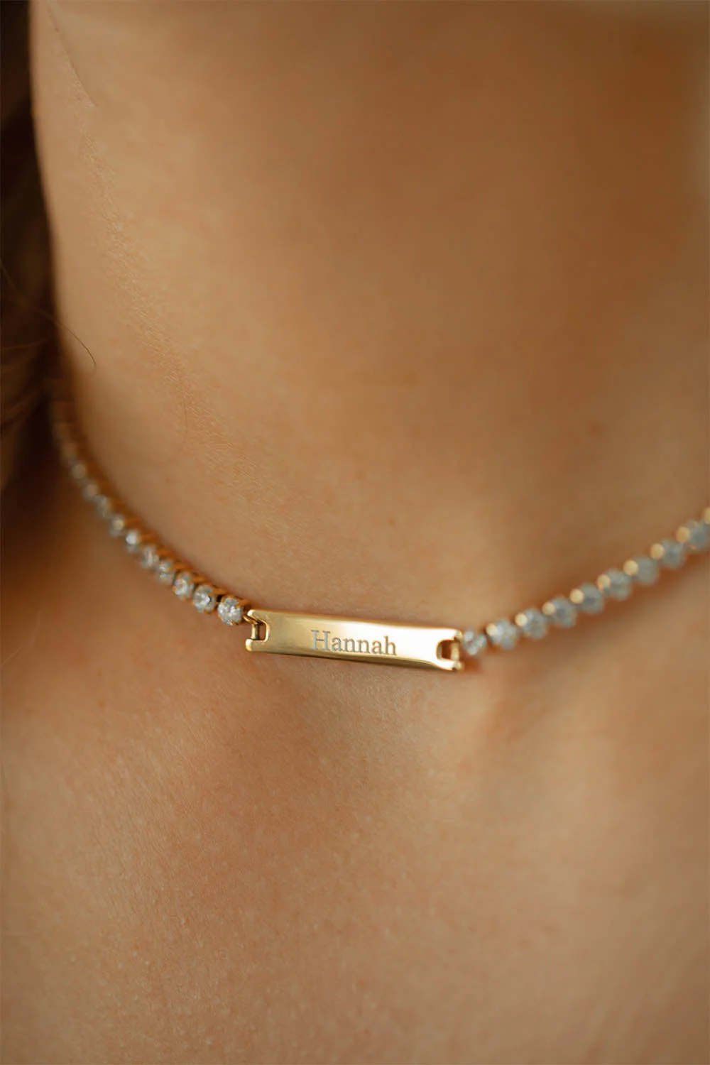 Engravable Tennis Necklace - Image 6