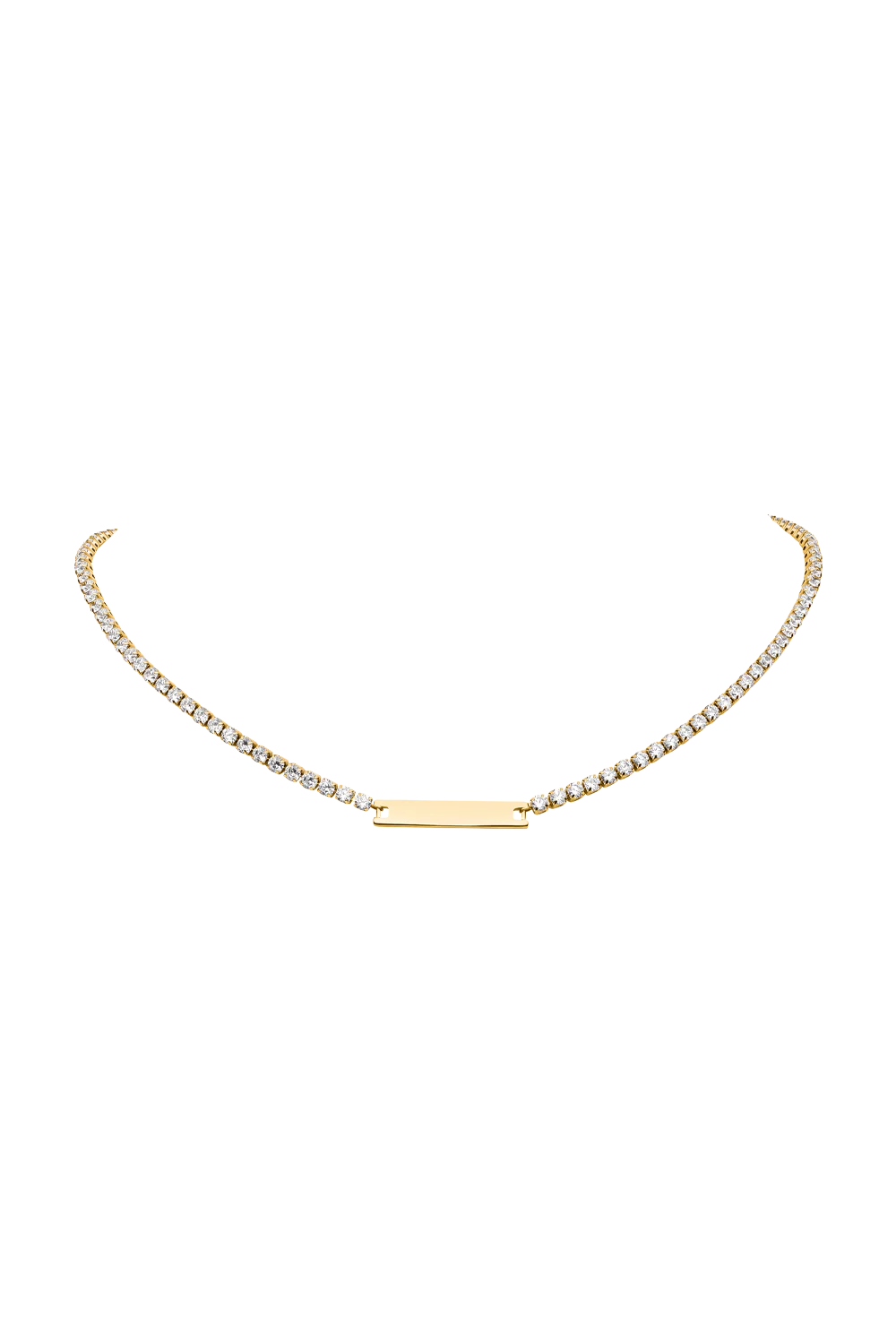 Engravable Tennis Necklace - Image 8