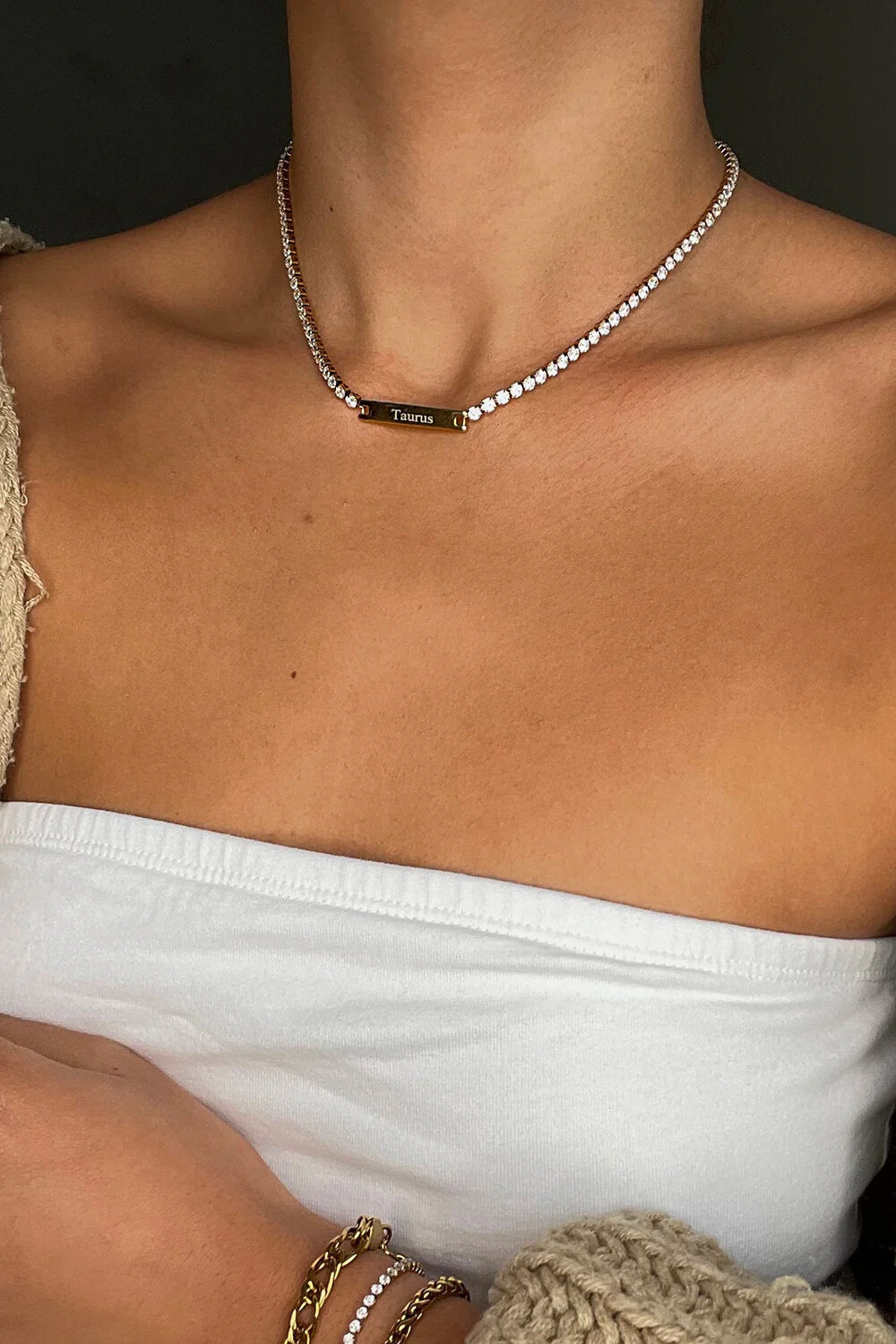 Engravable Tennis Necklace - Image 9