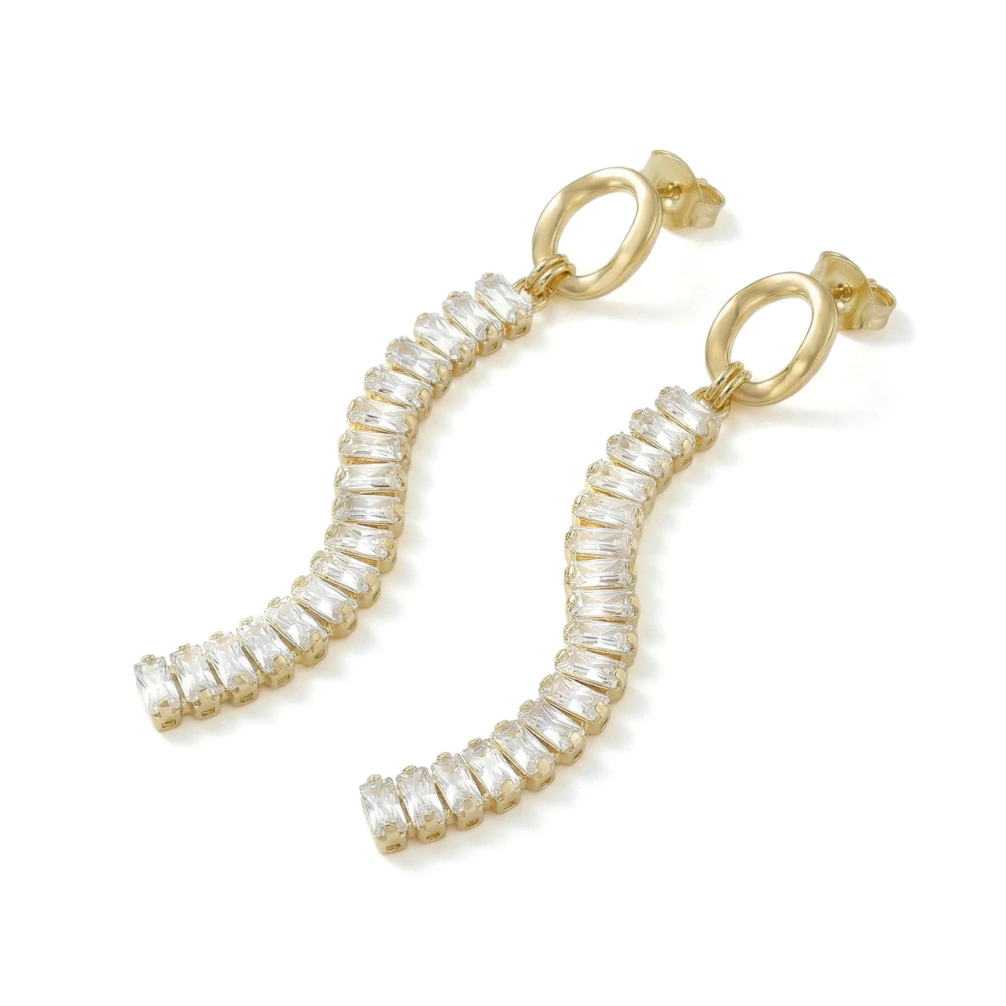Gleaming Elegance Earrings - Image 3