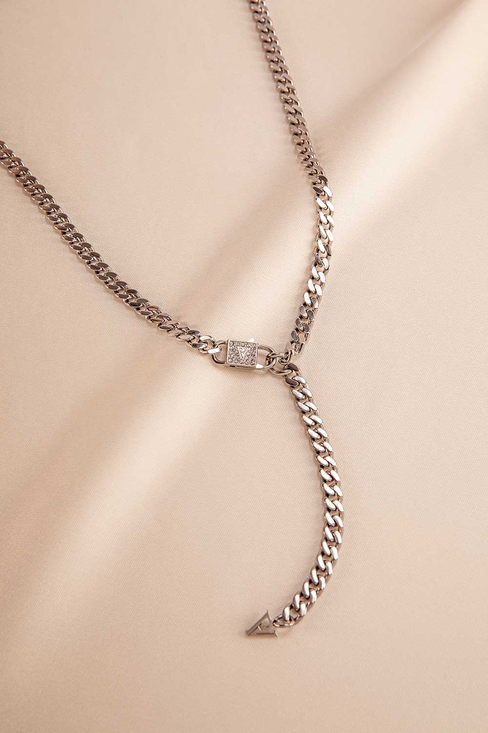 Link Pavé Y-Necklace - Image 3