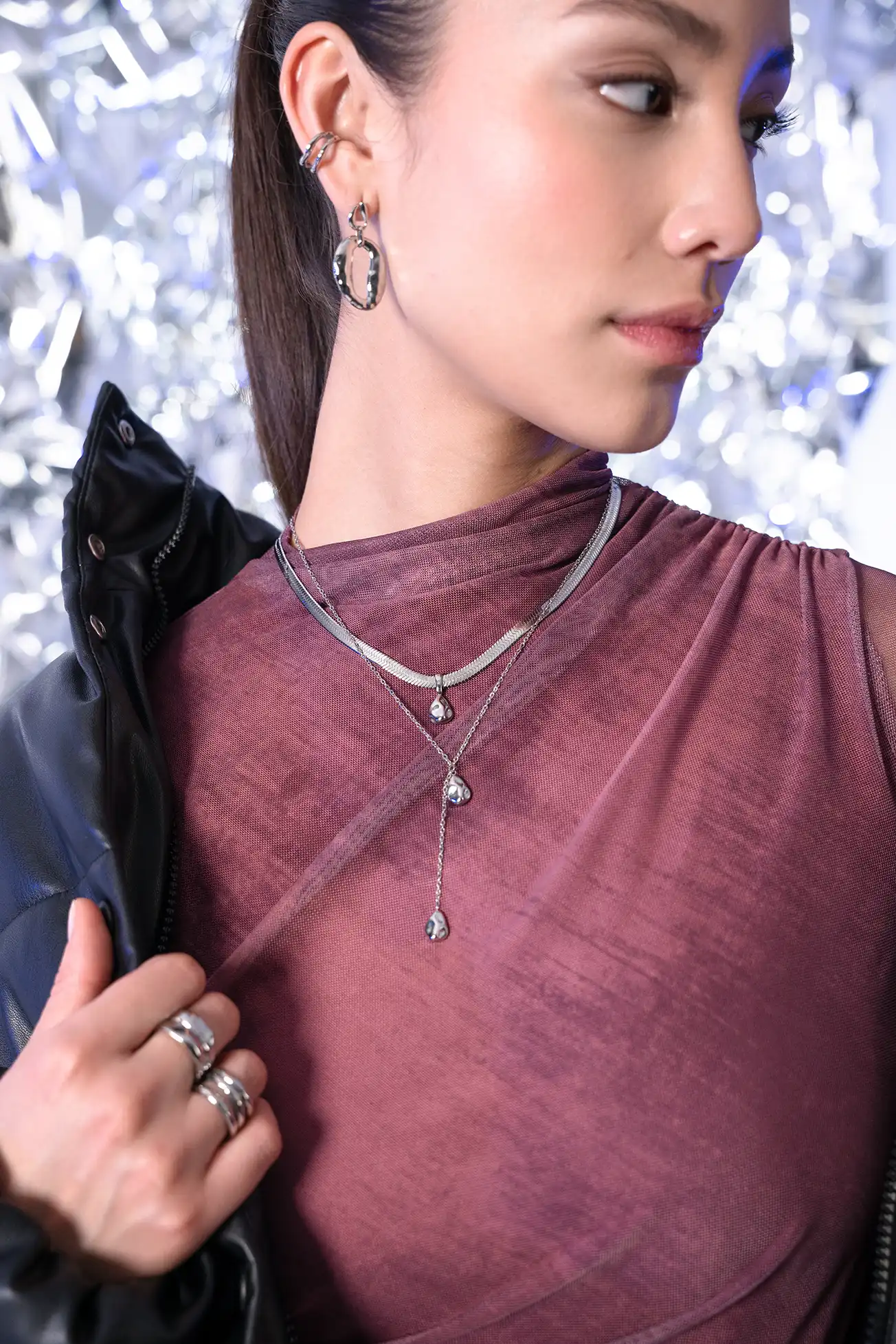 Molten Statement Earring - Image 2