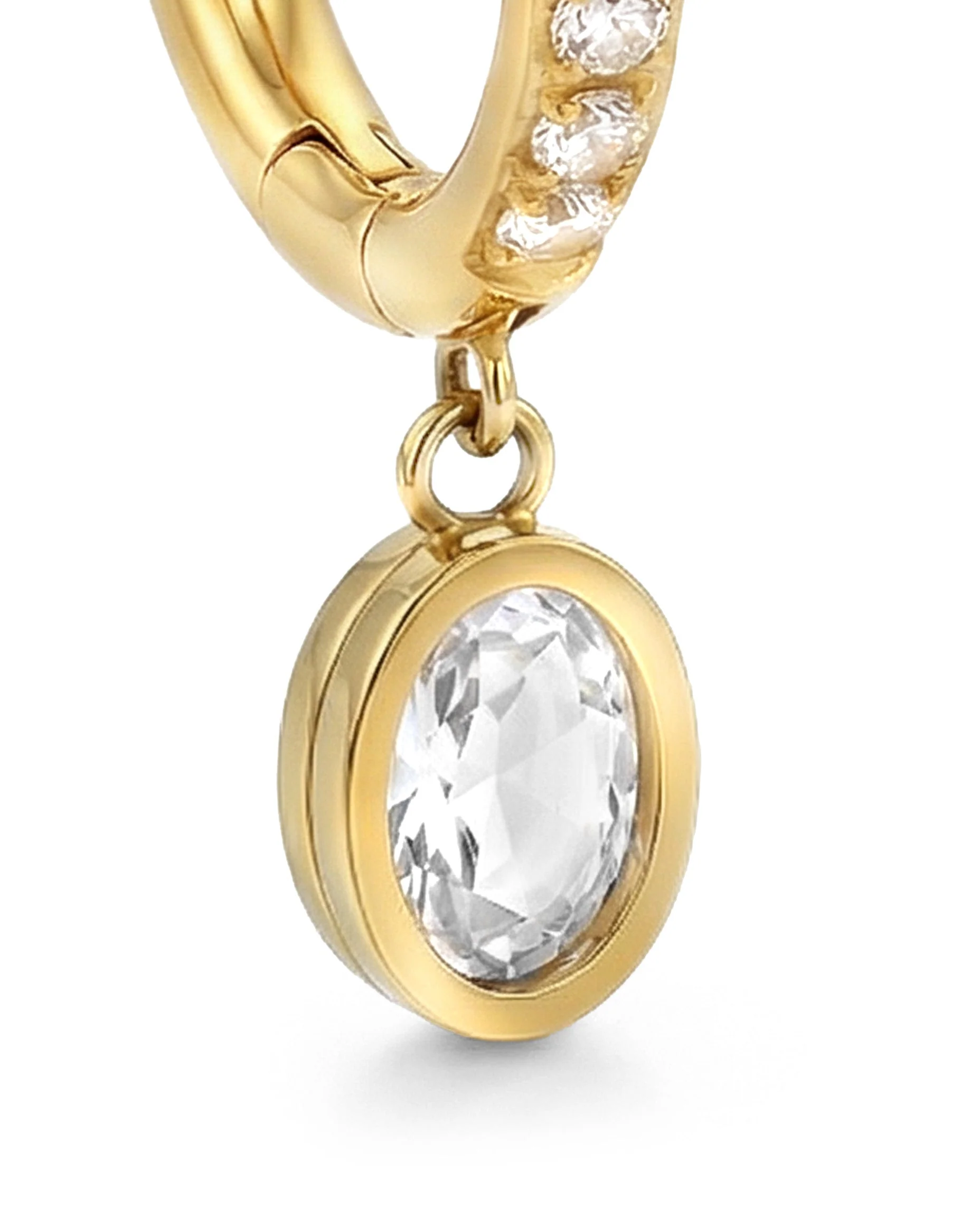 PV Sparkling Charm Hoops - Image 3