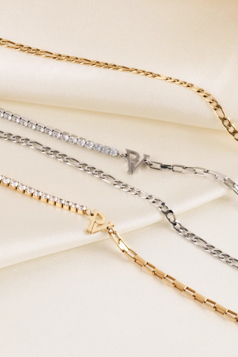 PV Tennis & Chain Anklet - Image 2
