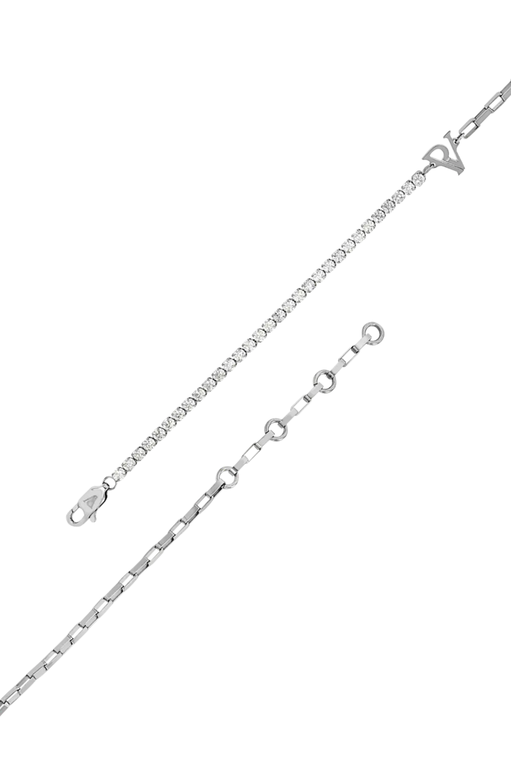 PV Tennis & Chain Anklet - Image 4