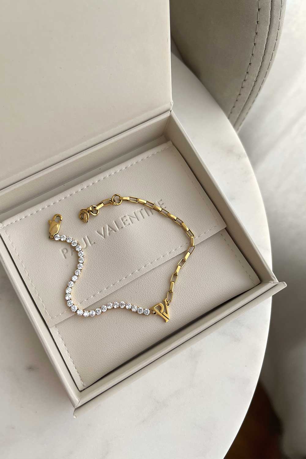 PV Tennis & Chain Bracelet - Image 3