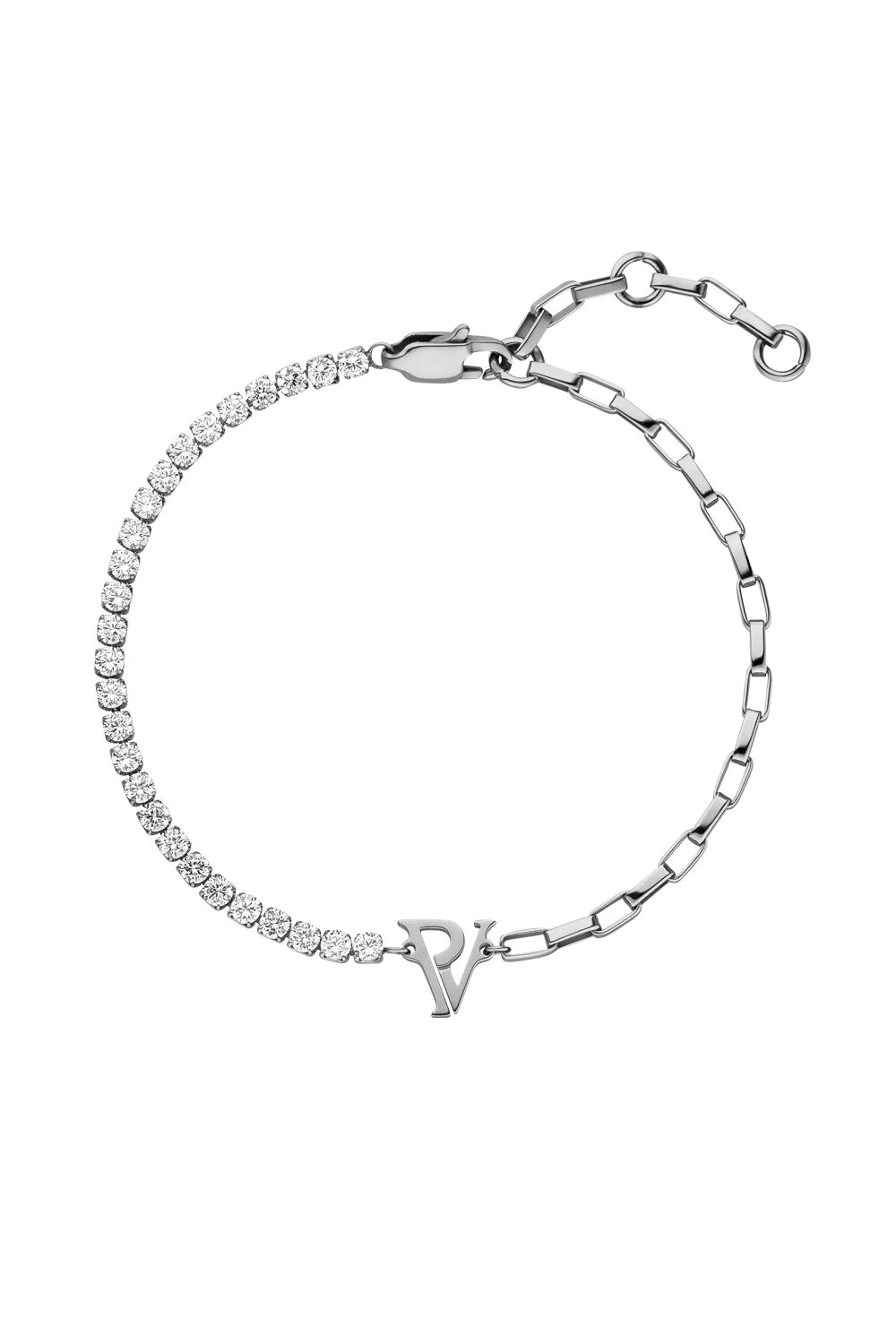 PV Tennis & Chain Bracelet