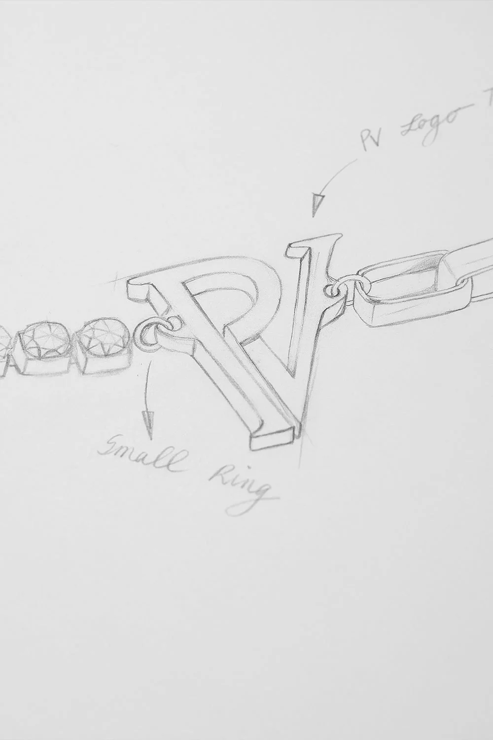 PV Tennis & Chain Bracelet - Image 3