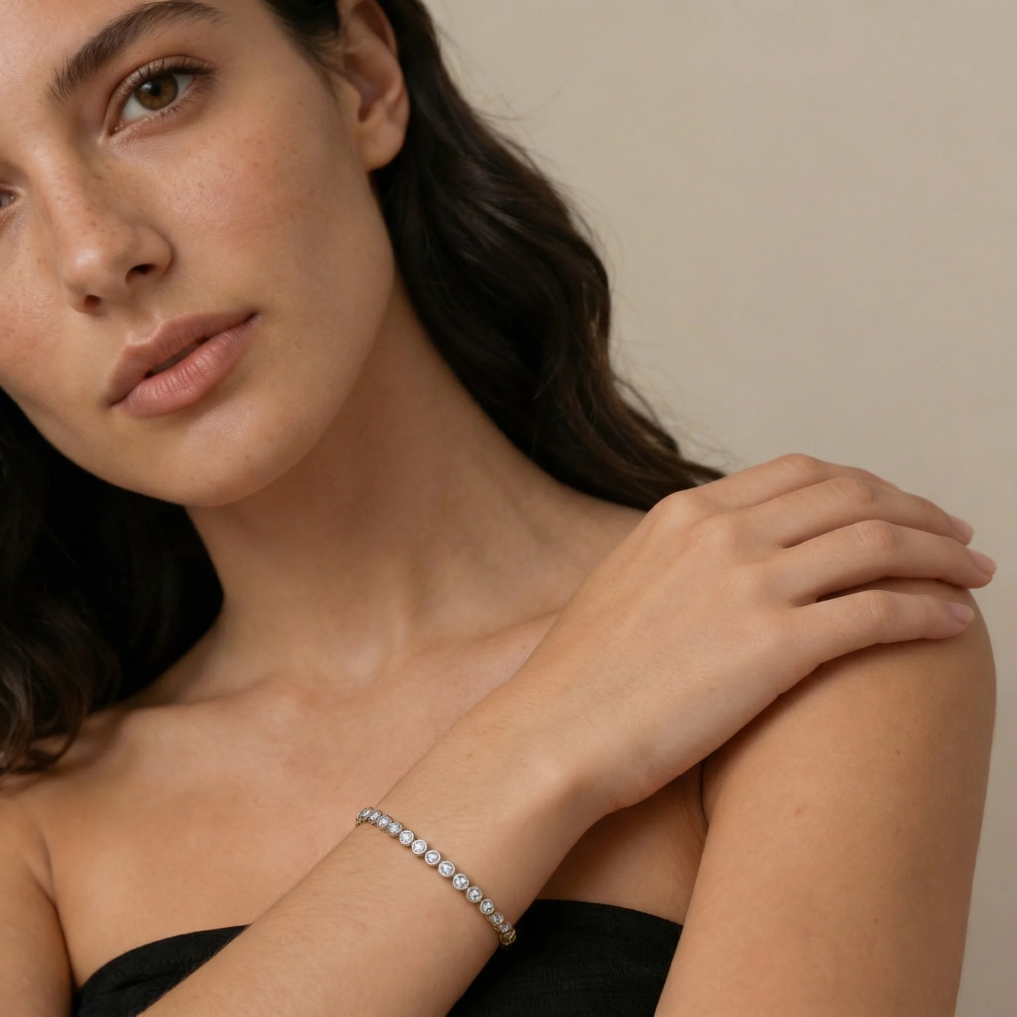 Round Tennis Bracelet - Image 2