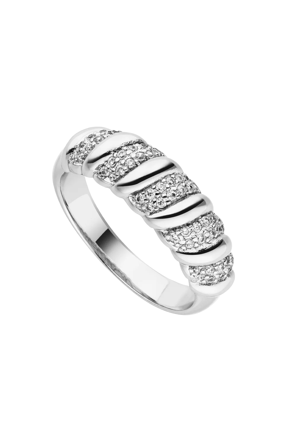 Sparkle Twisted Ring