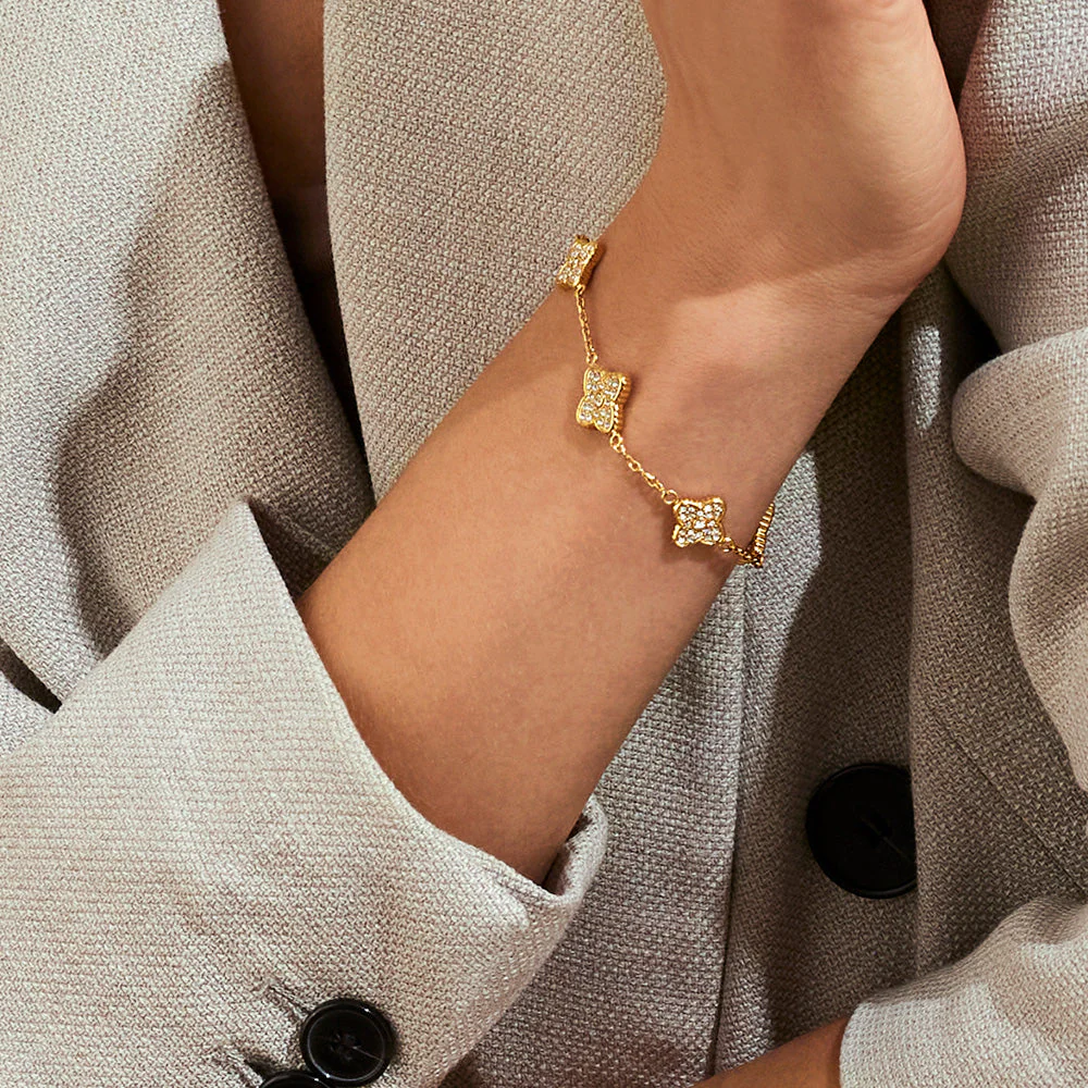 Sparkling Blossom Bracelet - Image 2