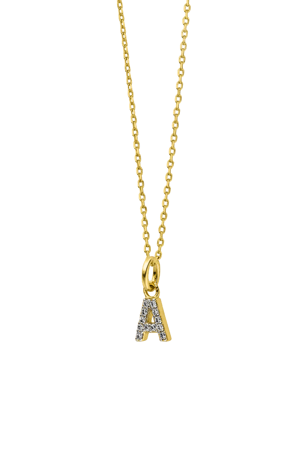 Sparkling Letter Necklace