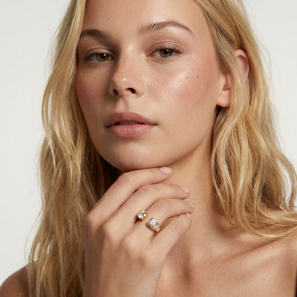 Sparkling Openness Ring - Image 2