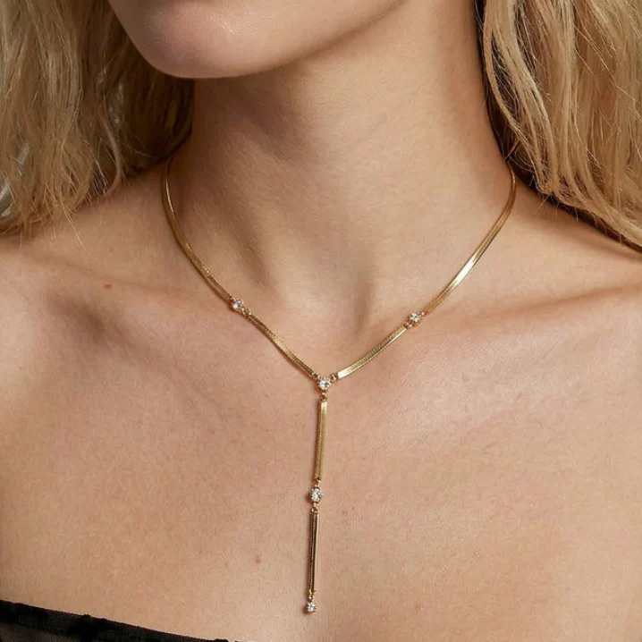 Floating Crystal Necklace - Image 3