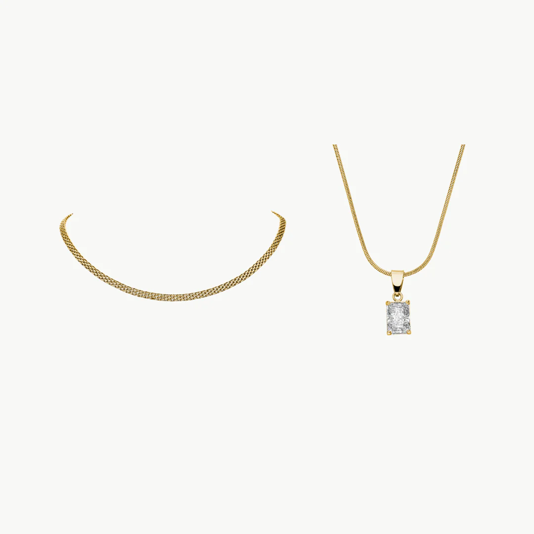 The Statement Neckmess Set Gold