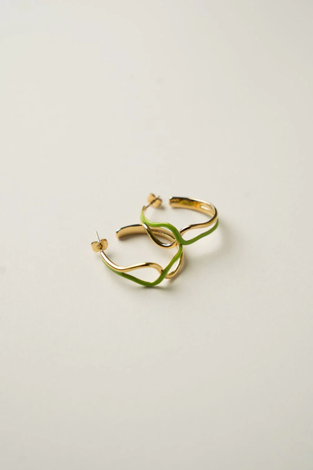 Wave Rush Enamel Hoops - Image 5